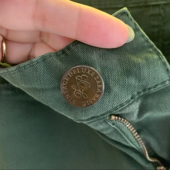ZARA Military-Green Denims - Picture 10 of 15